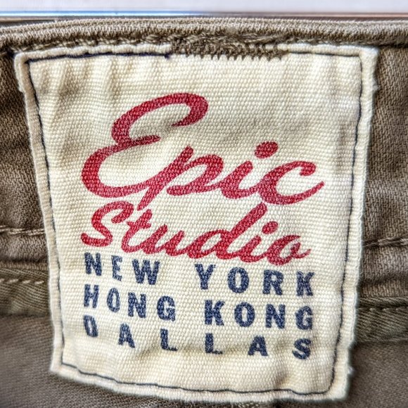 NWT Epic Studio olive color ladies pants - Picture 12 of 16